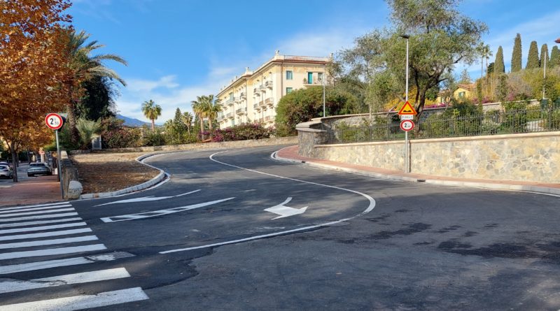 BORDIGHERA – AMPLIAMENTO TORNANTE STRADALE IN VIA COGGIOLA