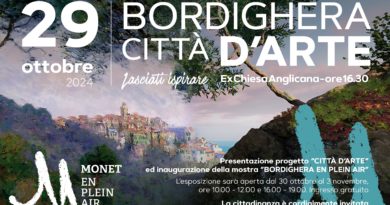 BORDIGHERA “CITTA’ D’ARTE” PROGETTO DI VALORIZZAZIONE DELLA CITTA’